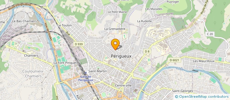localisation de l'entreprise SCI BEL AVENIR à PERIGUEUX