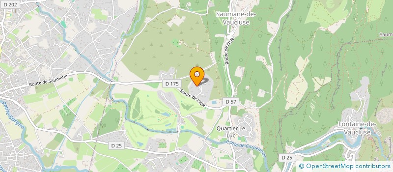 localisation de l'entreprise SCI BEL ENFANT  SAUMANE-DE-VAUCLUSE