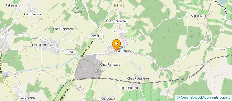 localisation de l'entreprise SCI BEL'HORA  GREZAC