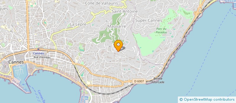 localisation de l'entreprise SCI BEL HORIZON à CANNES