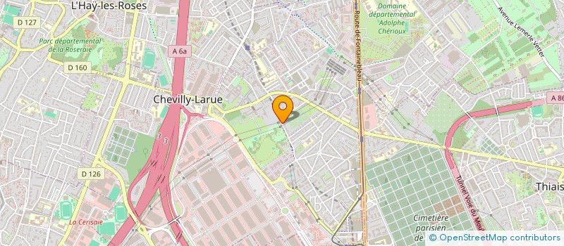 localisation de l'entreprise SCI BEL IMMEUBLE  CHEVILLY-LARUE