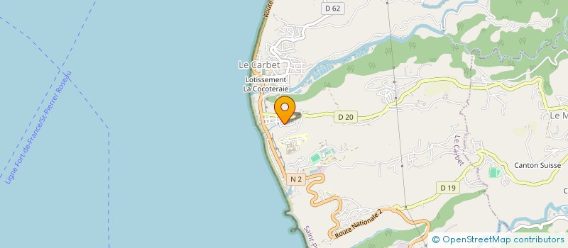 localisation de l'entreprise SCI BEL'M  LE CARBET