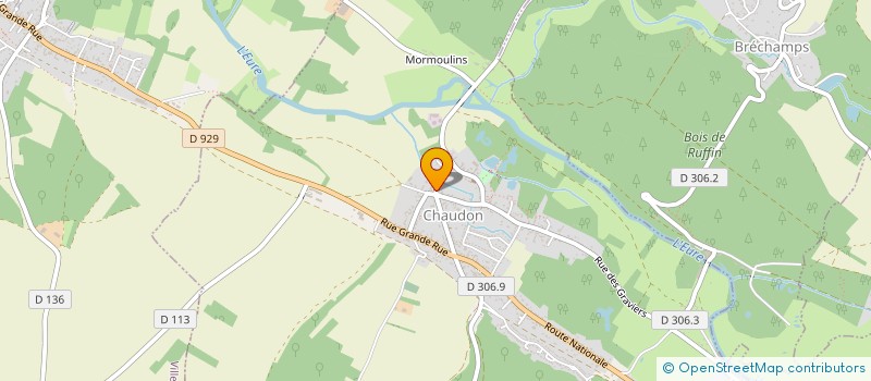 localisation de l'entreprise SCI BEL OISEAU à CHAUDON