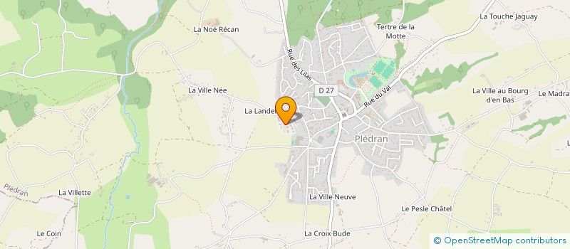 localisation de l'entreprise SCI BEL ORIENT  PLEDRAN