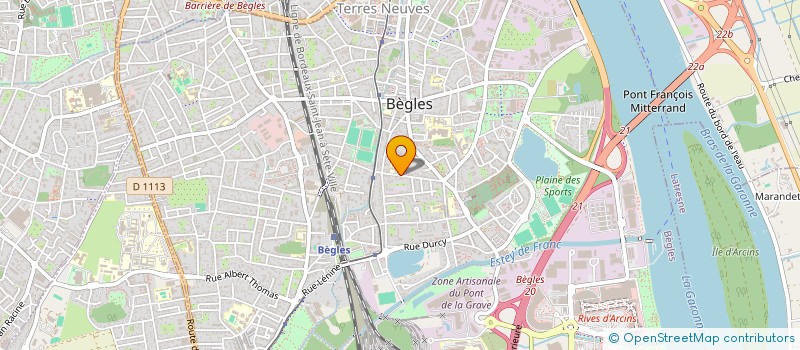 localisation de l'entreprise SCI BEL'ORIENT à BEGLES