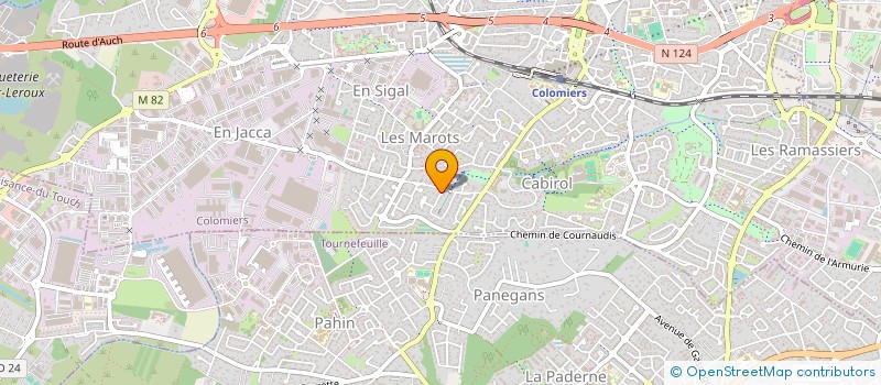 localisation de l'entreprise SCI BEL OUSTAL à COLOMIERS