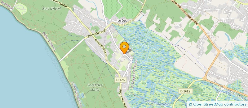 localisation de l'entreprise SCI BEL-R  LE GRAND-VILLAGE-PLAGE