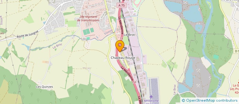 localisation de l'entreprise SCI BEL-R  ISSOIRE