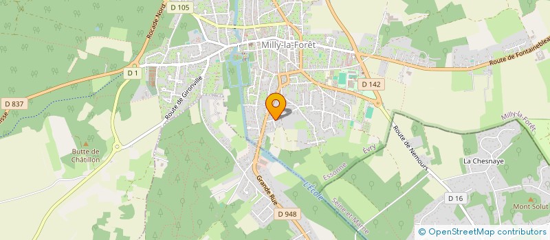 localisation de l'entreprise SCI BEL REGARD DE LAUNAY à MILLY-LA-FORET