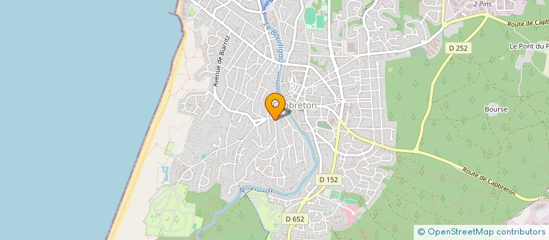 localisation de l'entreprise SCI BEL RESPIRO  CAPBRETON