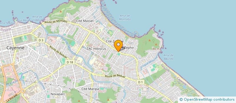 localisation de l'entreprise SCI BEL WEY  CAYENNE