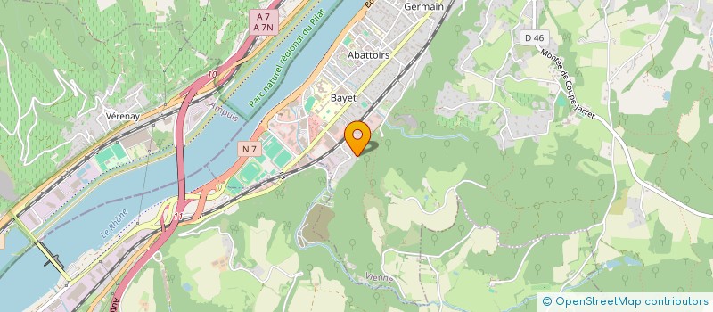 localisation de l'entreprise SCI BELA  VIENNE