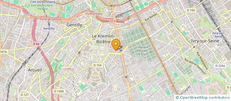 localisation de l'entreprise SCI BELA à LE KREMLIN-BICETRE