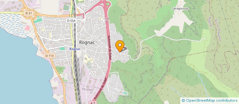 localisation de l'entreprise SCI BELA  ROGNAC
