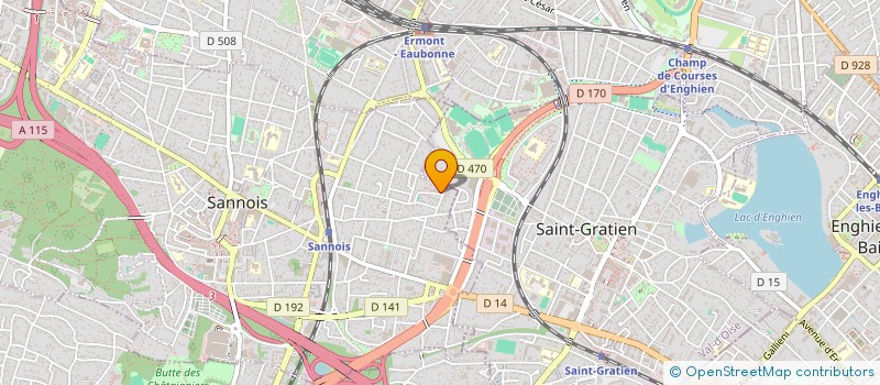 localisation de l'entreprise SCI BELABD  SANNOIS