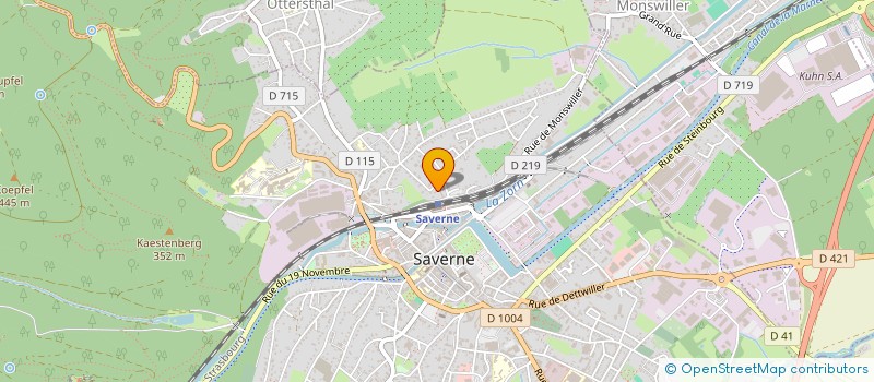 localisation de l'entreprise SCI BELABITA  SAVERNE