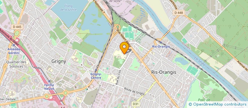 localisation de l'entreprise SCI BELABRI à RIS-ORANGIS