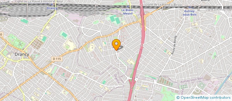localisation de l'entreprise SCI BELAD à LE BLANC-MESNIL