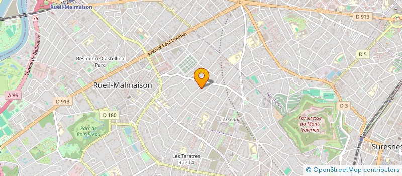 localisation de l'entreprise SCI BELAFRISCO  RUEIL-MALMAISON