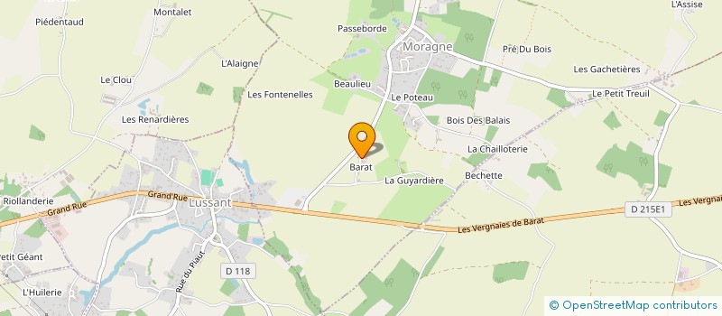 localisation de l'entreprise SCI BELAJ  MORAGNE