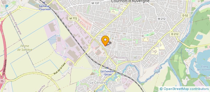 localisation de l'entreprise SCI BELAL  COURNON-D'AUVERGNE