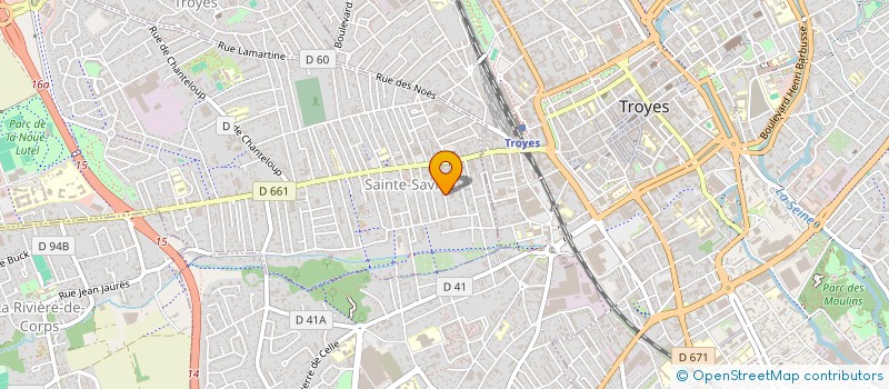 localisation de l'entreprise SCI BELAM  SAINTE-SAVINE