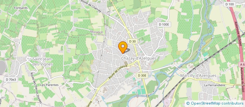 localisation de l'entreprise SCI BELAMON  CHAZAY-D'AZERGUES