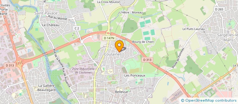 localisation de l'entreprise SCI BELAN  COULAINES