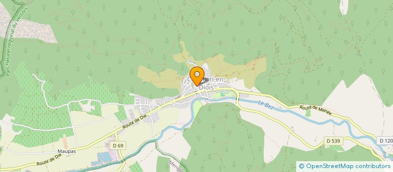 localisation de l'entreprise SCI BELANTE  CHATILLON-EN-DIOIS