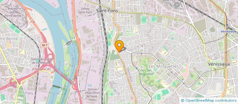 localisation de l'entreprise SCI BELAPPART  VENISSIEUX