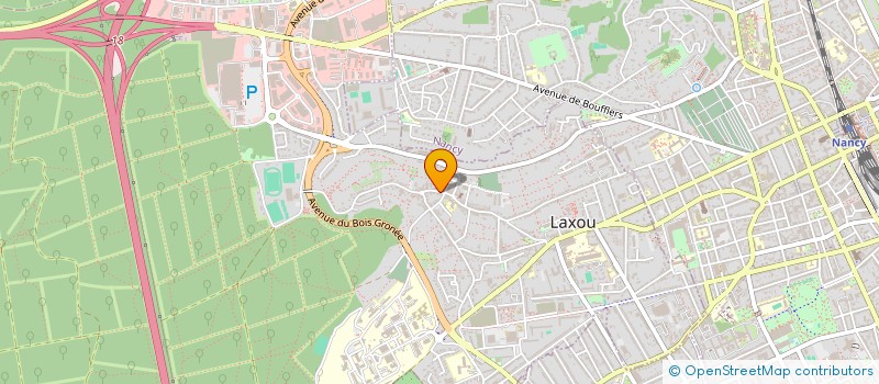 localisation de l'entreprise SCI BELARGENT  LAXOU