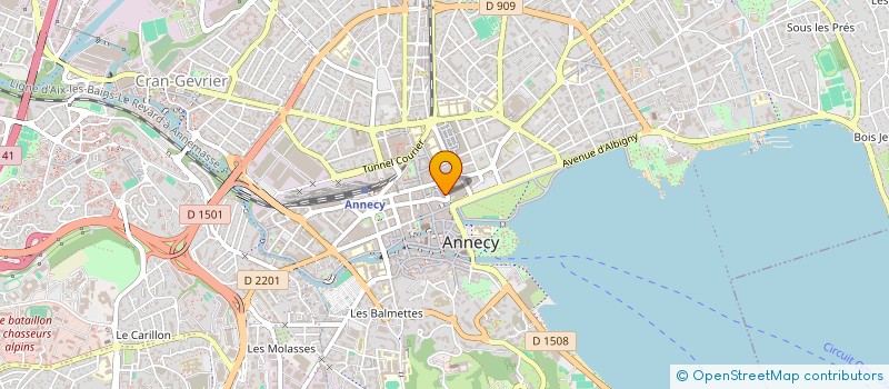 localisation de l'entreprise SCI BELARPA  ANNECY