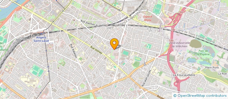 localisation de l'entreprise SCI BELAXAAS à ANGERS