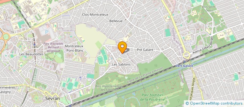 localisation de l'entreprise SCI BELAZIZ à SEVRAN