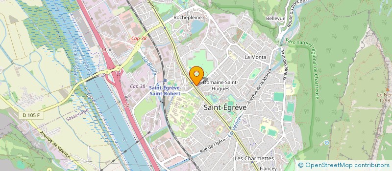 localisation de l'entreprise SCI BELBACHIR  SAINT-EGREVE