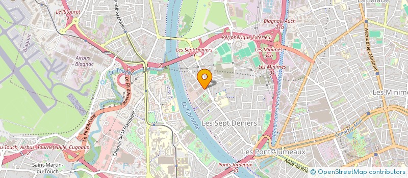 localisation de l'entreprise SCI BELBAT à TOULOUSE