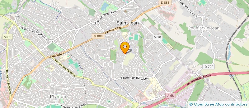 localisation de l'entreprise SCI BELBEZE à SAINT-JEAN