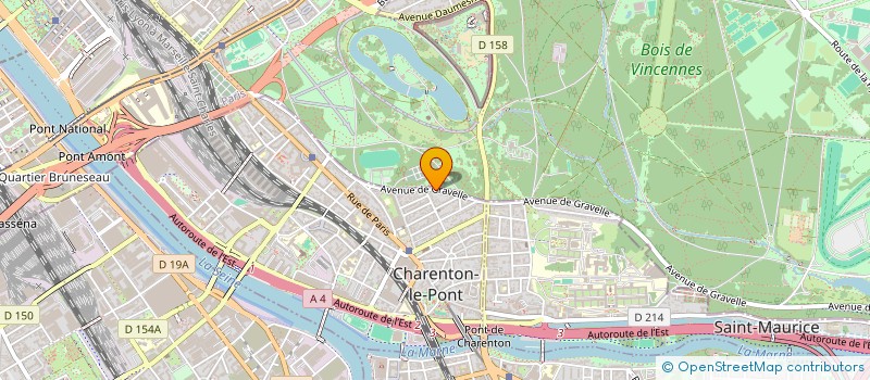 localisation de l'entreprise SCI BELBOK  CHARENTON-LE-PONT