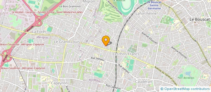 localisation de l'entreprise SCI BELCIER  BORDEAUX