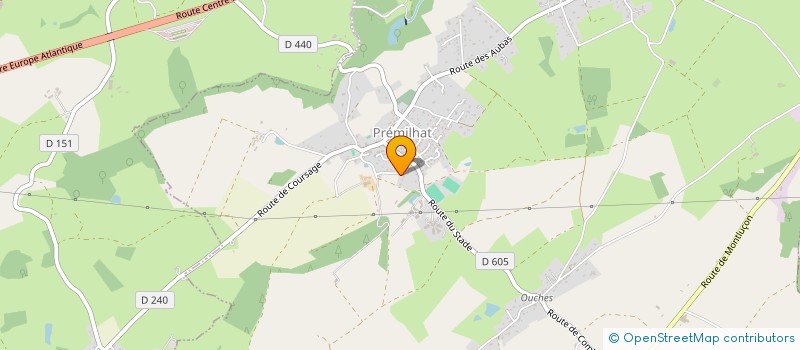 localisation de l'entreprise SCI BELCLERC à PREMILHAT