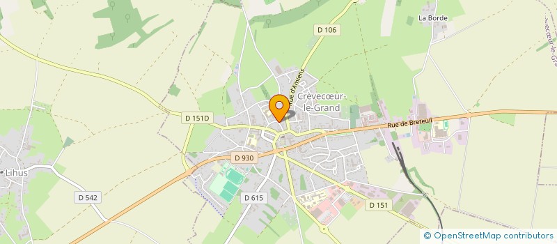 localisation de l'entreprise SCI BELCO  CREVECUR-LE-GRAND