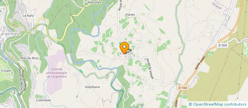 localisation de l'entreprise SCI BELDJILALI  VINEZAC