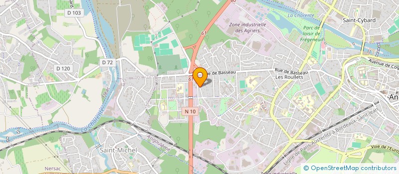 localisation de l'entreprise SCI BELDJOUDI à ANGOULEME