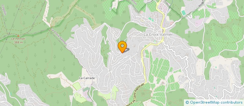 localisation de l'entreprise SCI BELECHASSE  LA CROIX-VALMER