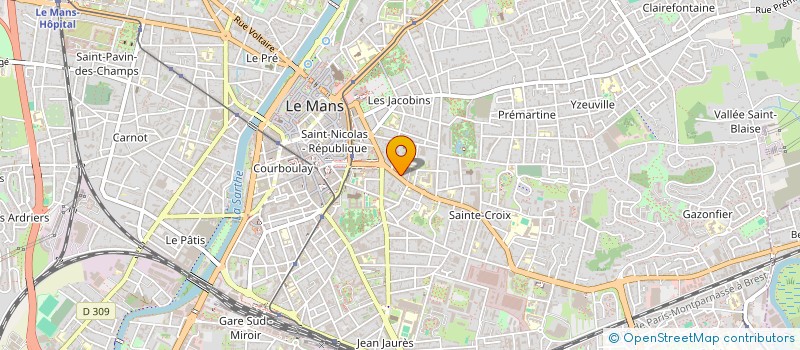 localisation de l'entreprise SCI BELEM  LE MANS