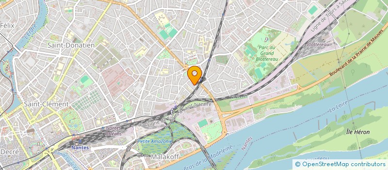 localisation de l'entreprise SCI BELEN à NANTES