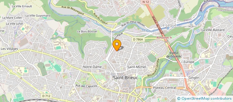 localisation de l'entreprise SCI BELENOS à SAINT-BRIEUC