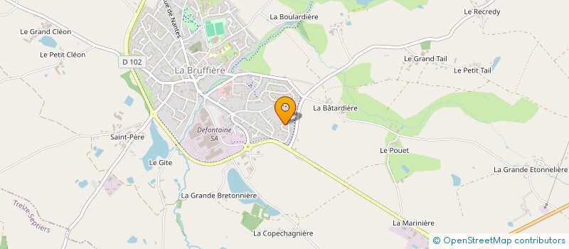 localisation de l'entreprise SCI BELETEAU à MONTAIGU-VENDEE