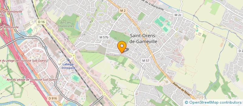 localisation de l'entreprise SCI BELFALAS  LABEGE