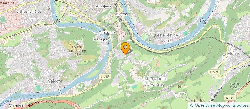 localisation de l'entreprise SCI BELFORT  BESANCON